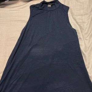 Long blue tank shirt/dress
